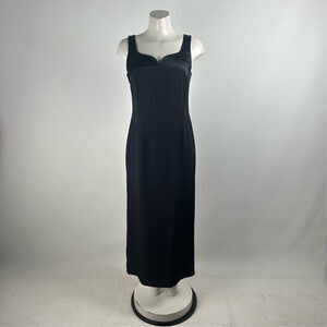 Vintage Debut Black Sweetheart Neckline Evening Gown Size M